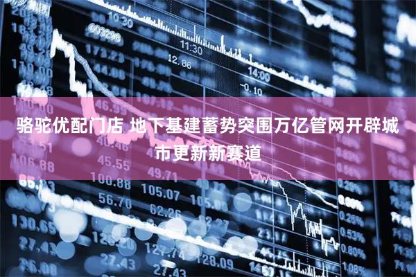 骆驼优配门店 地下基建蓄势突围　万亿管网开辟城市更新新赛道